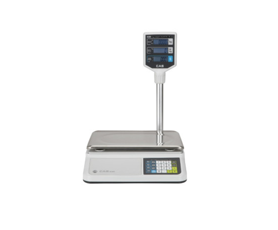 Ваги торгові CAS PR II-15 P зі стійкою з LCD дисплеєм до 15 кг