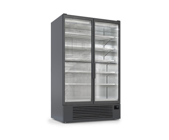 Вертикальна холодильна вітрина для self-service CIAM GG1 DOOR 1260x2050 (чорна/біла)