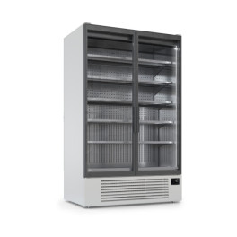Вертикальная холодильная витрина для self-service CIAM GG1 DOOR 1260x2050 (белая/черная)
