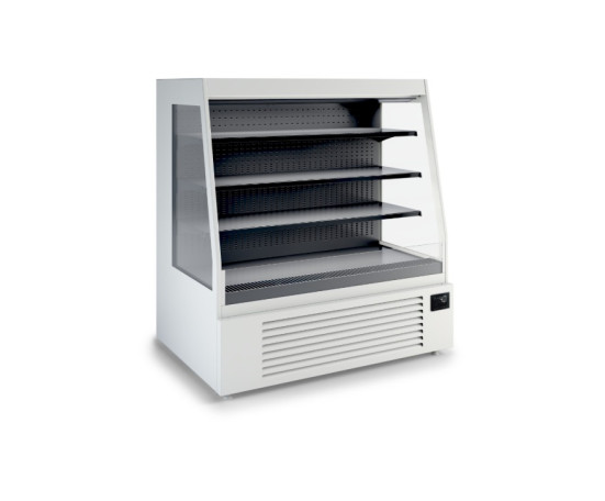 Вертикальная холодильная витрина для self-service CIAM GG3 LOW 1240x1350 (белая/черная)