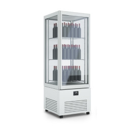 Вертикальная холодильная витрина для вина CIAM K2 WINE 700x1980 (белая)