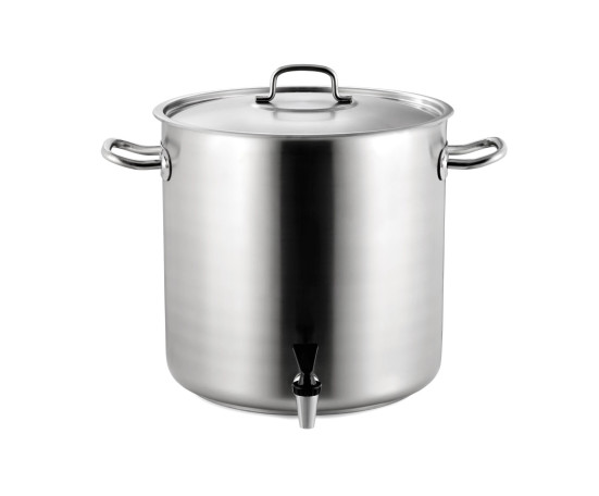 Каструля з краном та кришкою Pujadas INOX PRO