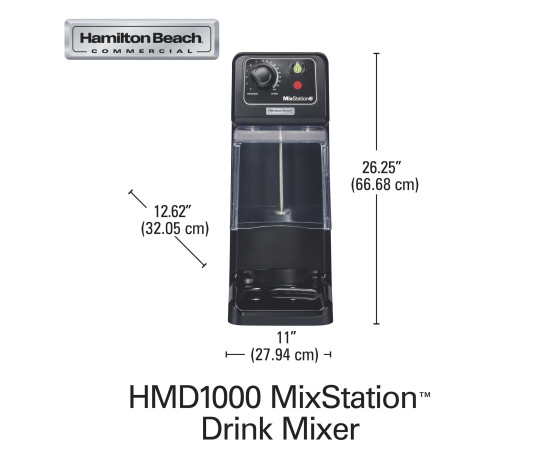 Професійний потужний міксер для напоїв та морозива Hamilton Beach HMD1000