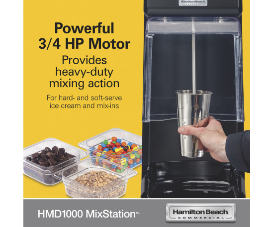 Професійний потужний міксер для напоїв та морозива Hamilton Beach HMD1000